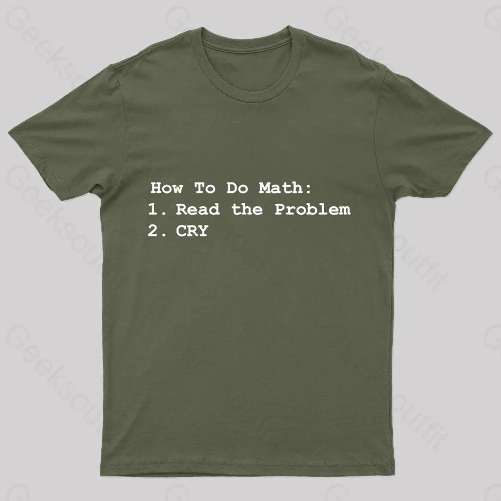 How To Do Math Geek T-Shirt - Image 3