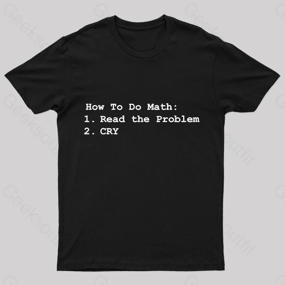 How To Do Math Geek T-Shirt - Image 2