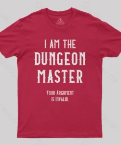 Alternative view of I am The Dungeon Master Nerd T-Shirt