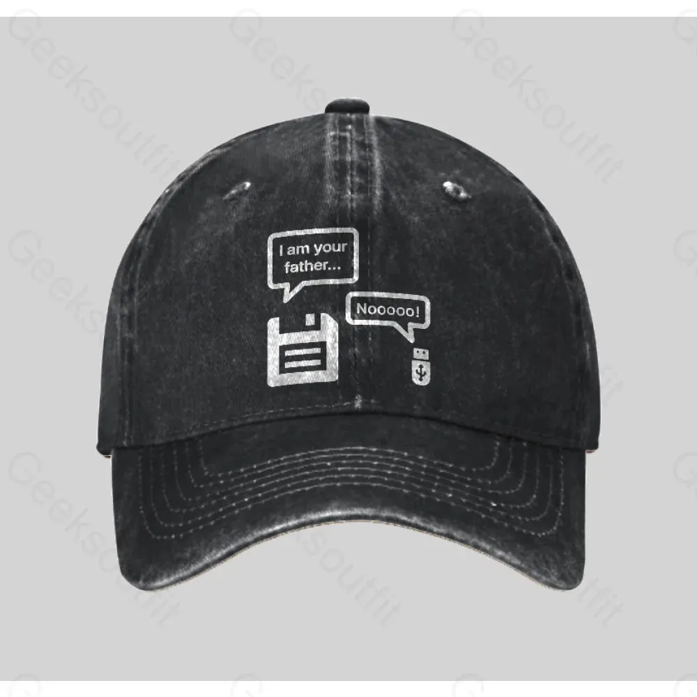 I Am Your Father Washed Vintage Baseball Cap
