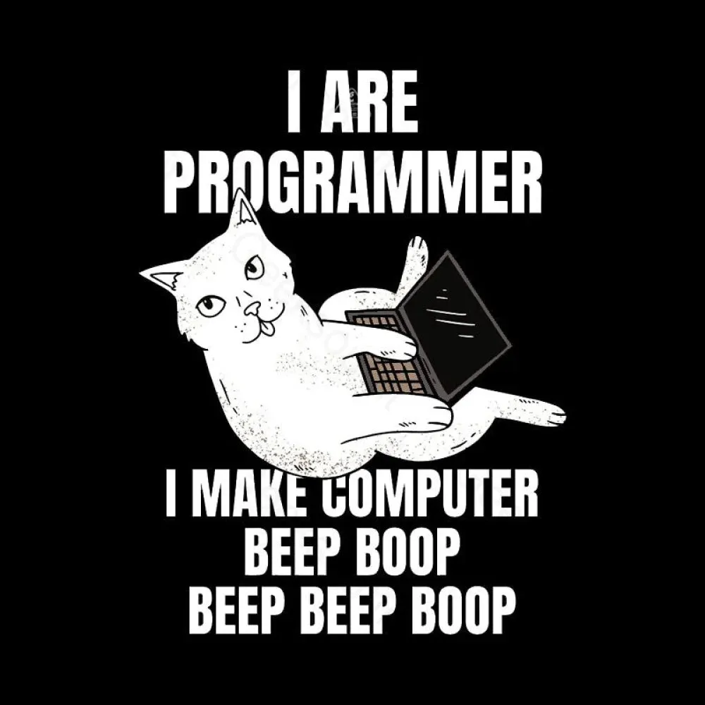 I Are Programmer Computer Cat T-Shirt - Image 8