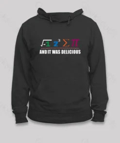 Alternative view of I Ate Some Pie And It Was Delicious I Ate Some Pi Math Classic Hoodie