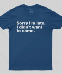 Alternative view of I Didn't Want to Come T-Shirt