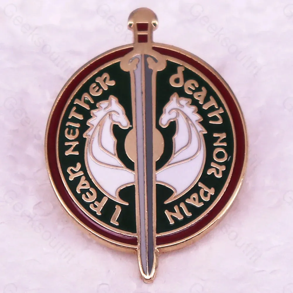 I Fear Neither Death Nor Pain Pins