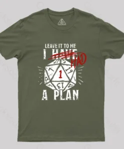 I Had A Plan  Geek T-Shirt
