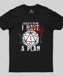 Alternative view of I Had A Plan  Geek T-Shirt
