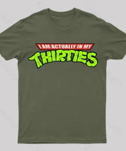 Alternative view of I'm Actually In My Thirties Nerd T-Shirt