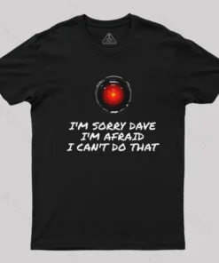 Alternative view of I'm Sorry Dave Nerd T-Shirt