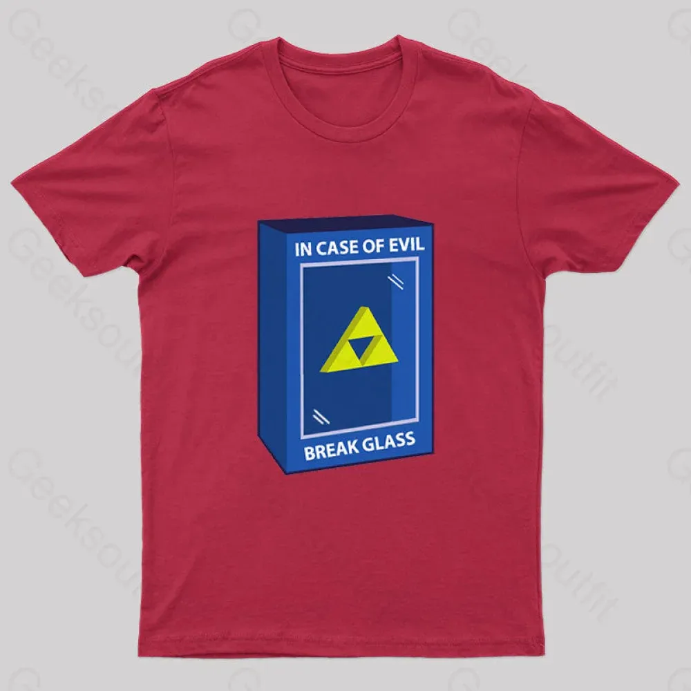 In Case of Evil Nerd T-Shirt - Image 2