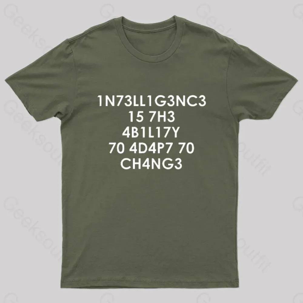 Intelligence Nerd T-Shirt - Image 3