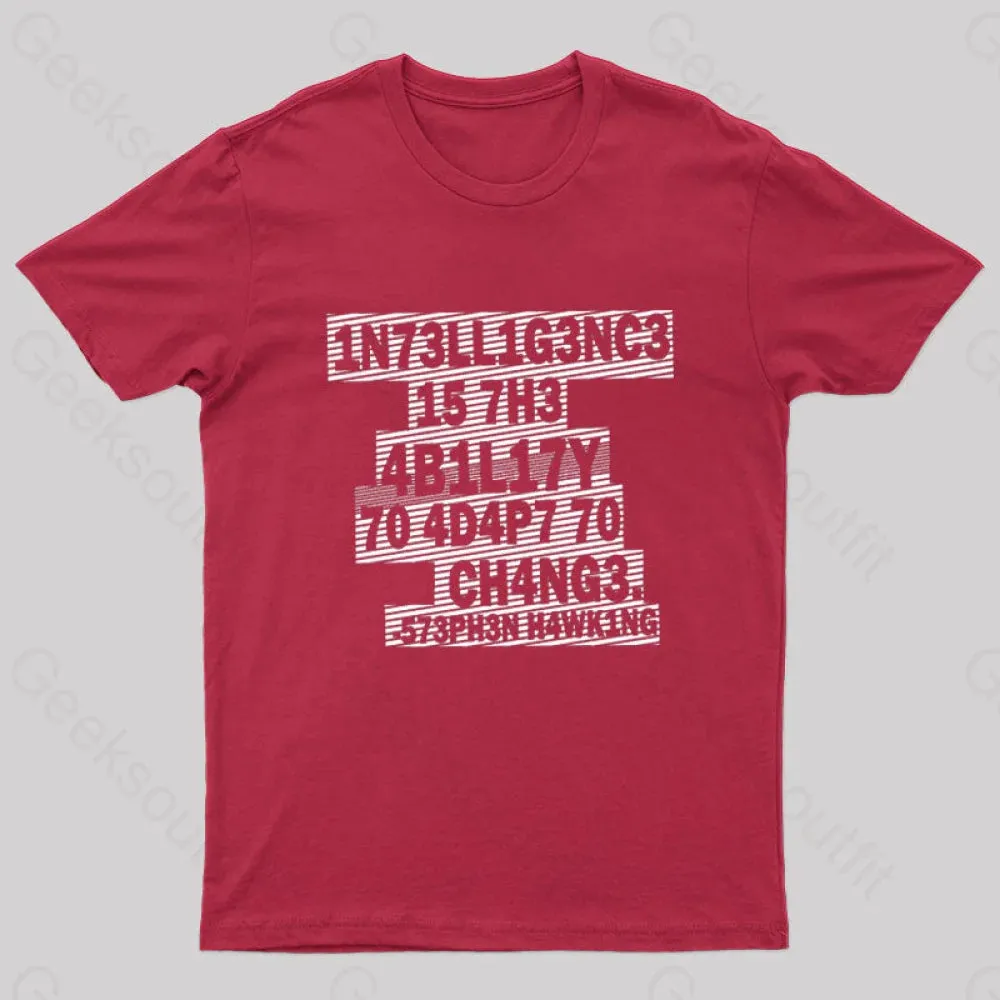 Intelligence Nerd T-Shirt - Image 4