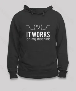 Alternative view of It Works on My Machine Hoodie