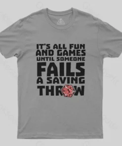 Alternative view of It's All Fun And Games T-Shirt