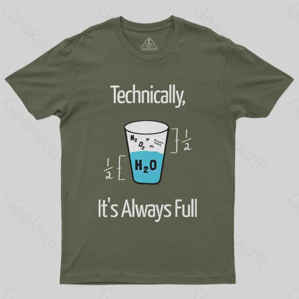 It's Always Full Science Nerd T-Shirt - Image 4