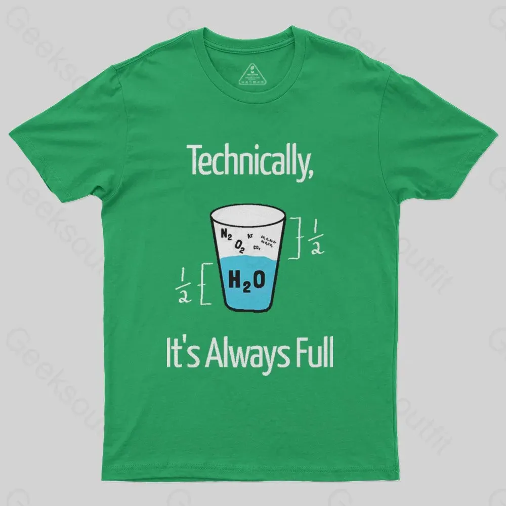It's Always Full Science Nerd T-Shirt - Image 3