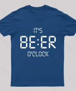 Alternative view of It's Beer O'clock Nerd T-Shirt