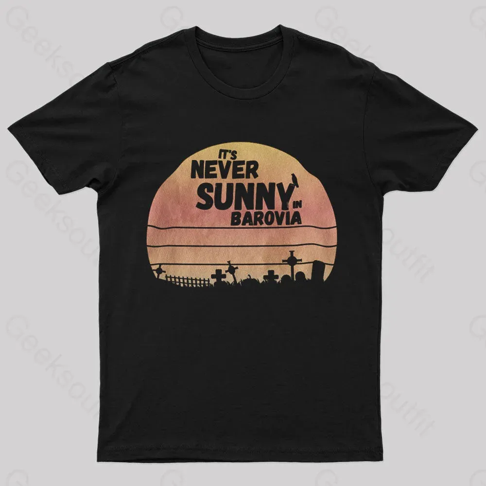 It's Never Sunny In Barovia Nerd T-Shirt - Image 3