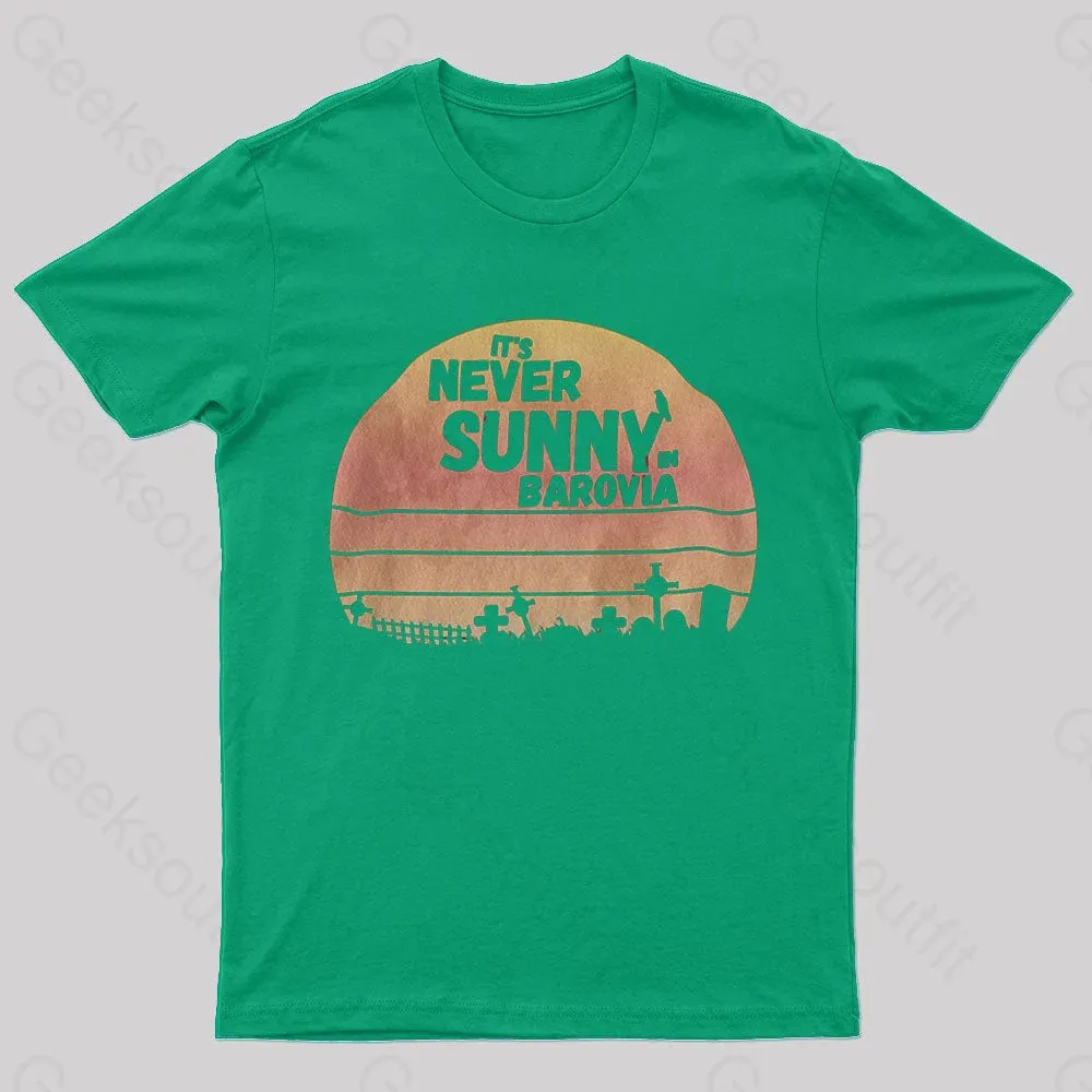 It's Never Sunny In Barovia Nerd T-Shirt - Image 4