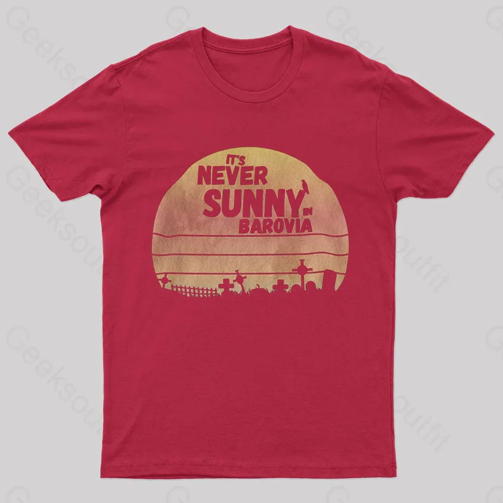 It's Never Sunny In Barovia Nerd T-Shirt - Image 5