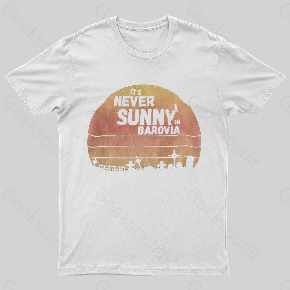 It's Never Sunny In Barovia Nerd T-Shirt - Image 6