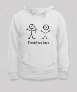 Alternative view of I've Got Your Back Hoodie