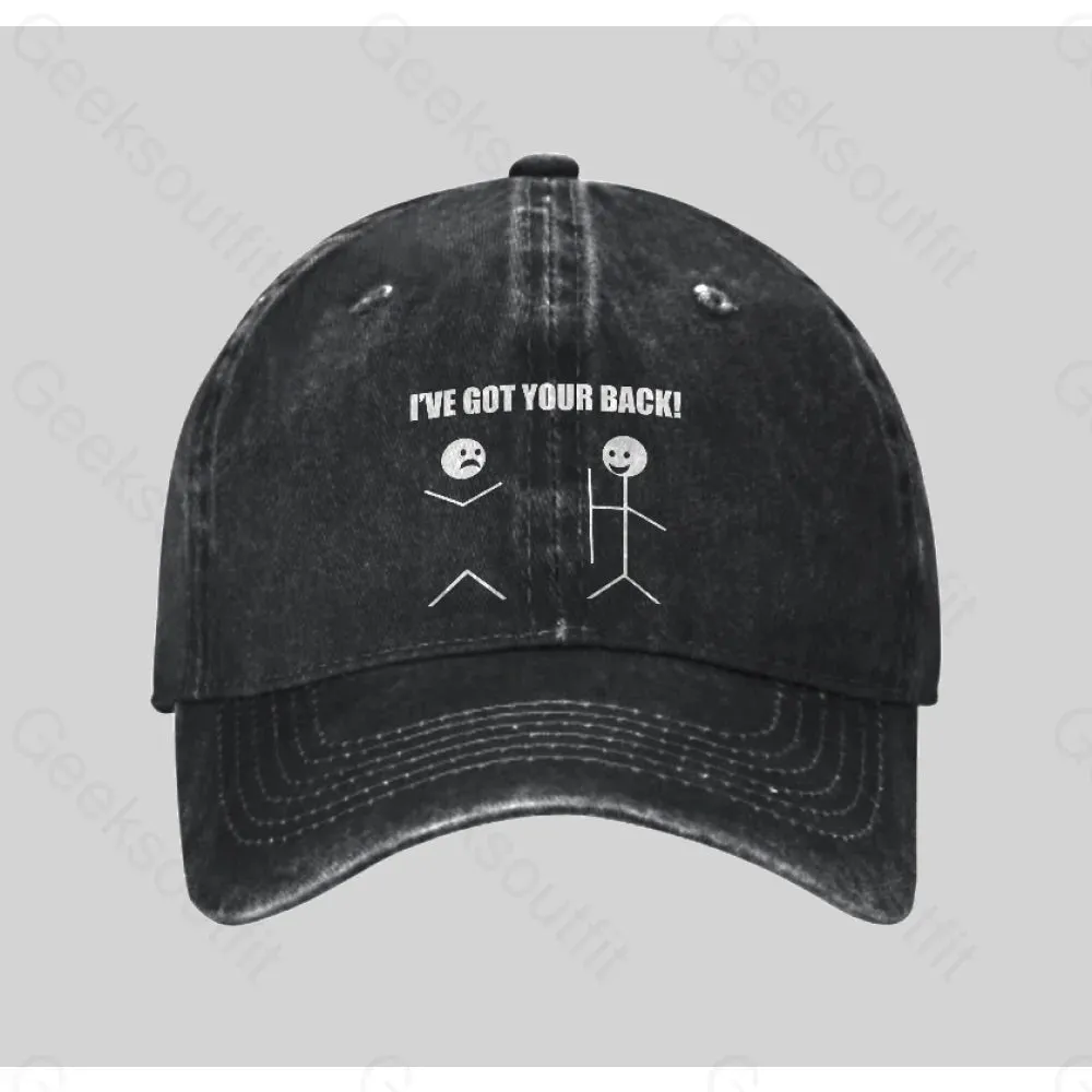 I've Got Your Back Washed Vintage Baseball Cap