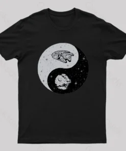 Alternative view of Jedi Dark Warrior Yin Yang T-Shirt