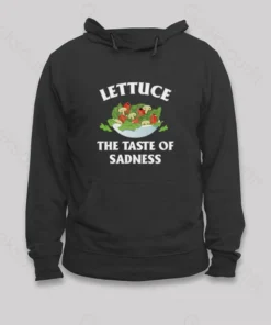 Alternative view of Lettuce The Taste Of Sadness Hoodie