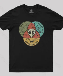 Life, the Universe & Everything Nerdy Graphic T-Shirt