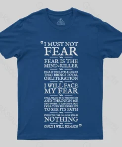 Alternative view of Litany Against Fear T-Shirt