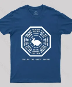Lost and Follow the White Rabbit-Follow the White Rabbit T-shirt