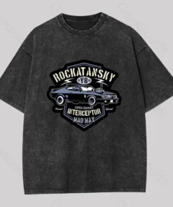 Alternative view of Mad Max V8 Geek Washed T-shirt