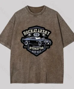 Mad Max V8 Geek Washed T-shirt