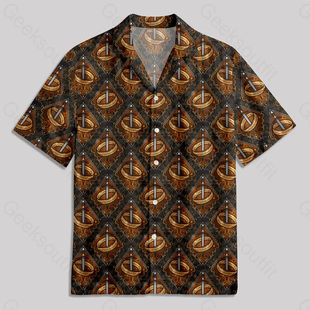 Magic Ring and Sword Button Up Pocket Shirt - Image 2
