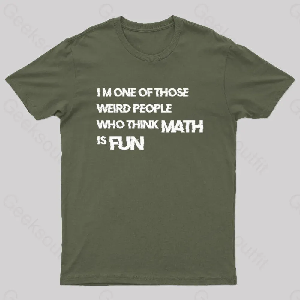 Math Is Fun Nerd T-Shirt - Image 3