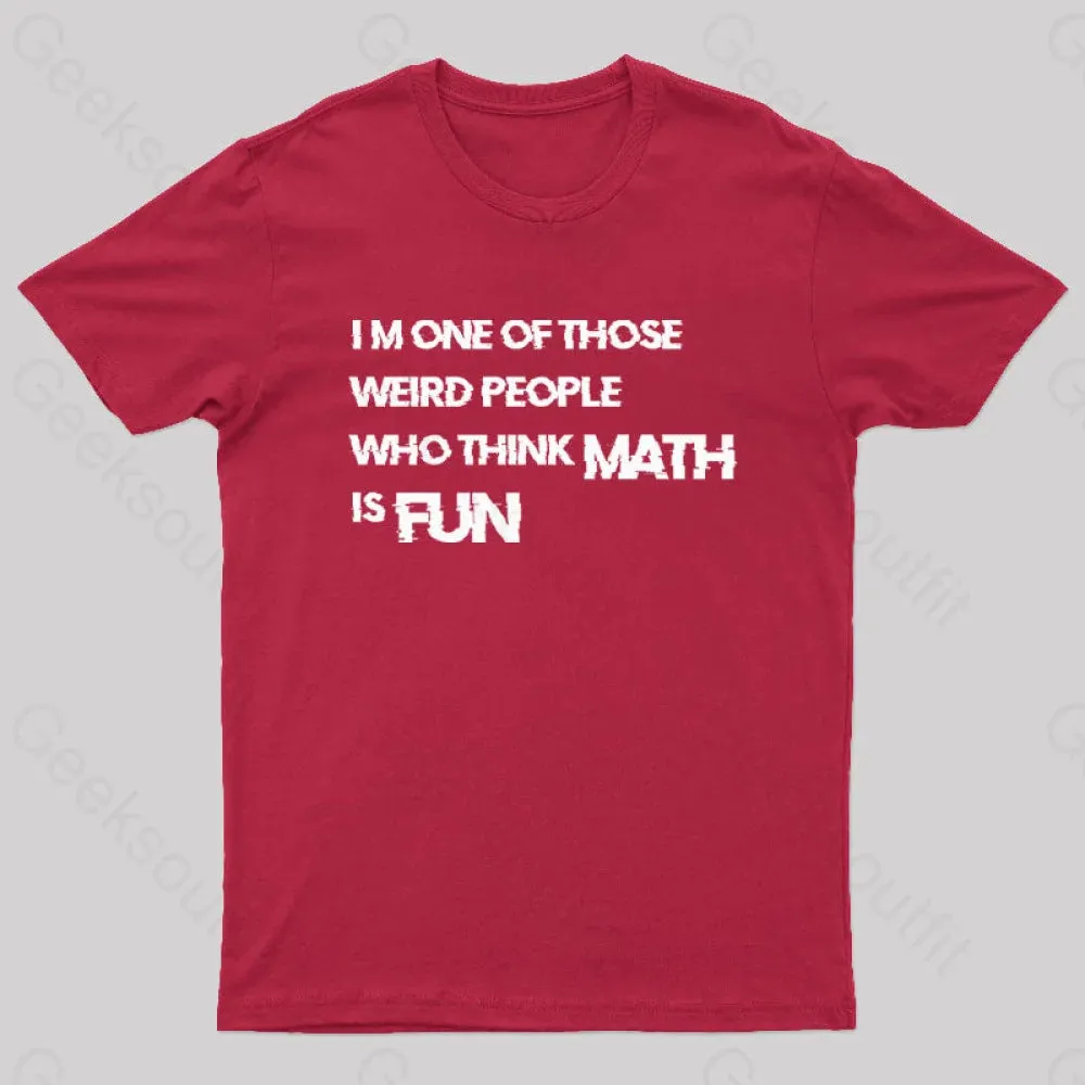 Math Is Fun Nerd T-Shirt - Image 8