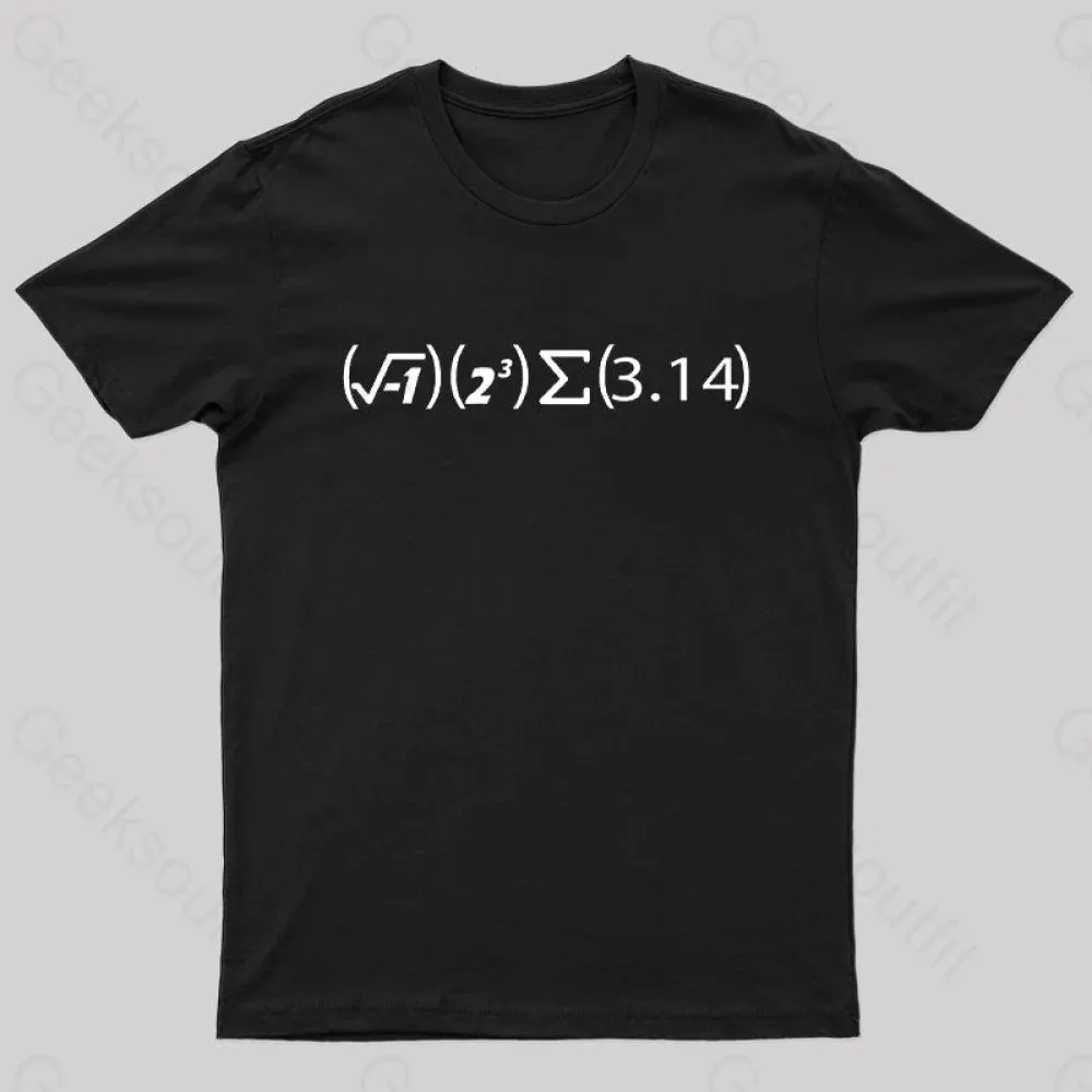 Math Pi Formula Nerd T-Shirt - Image 2