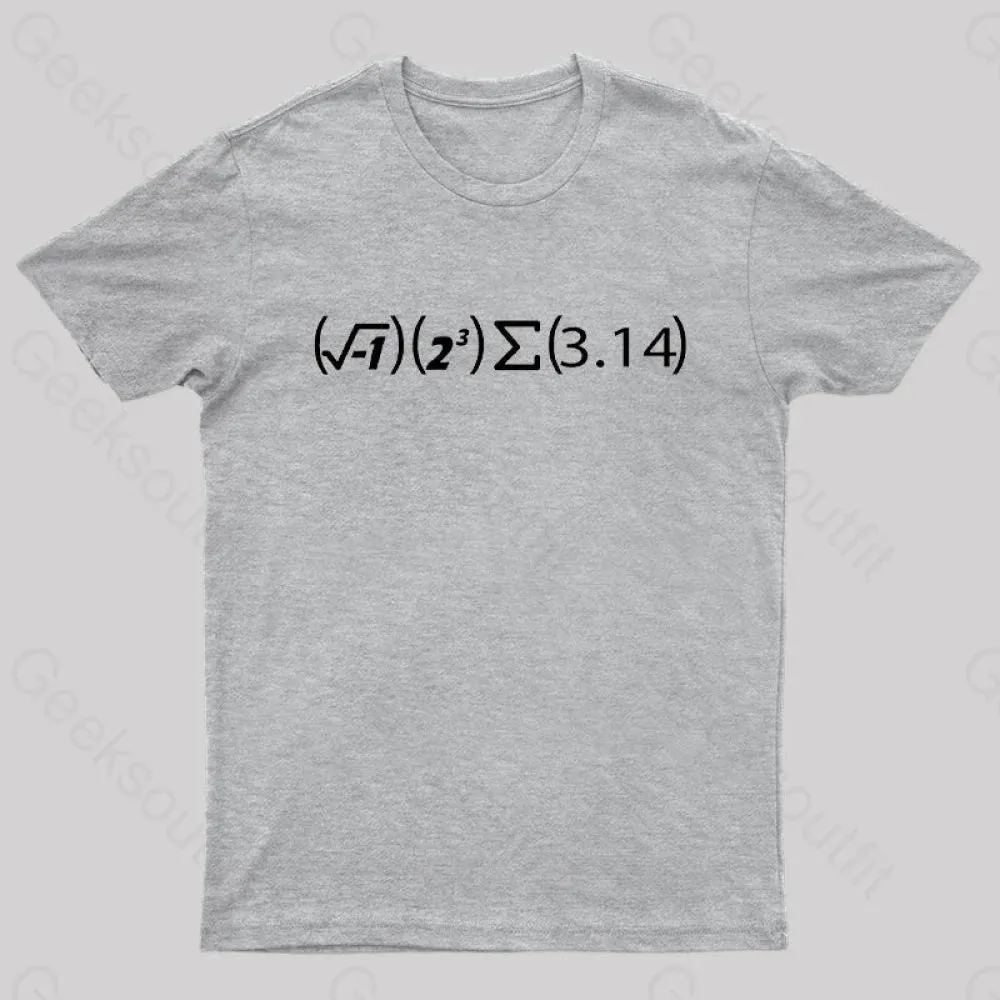 Math Pi Formula Nerd T-Shirt - Image 5