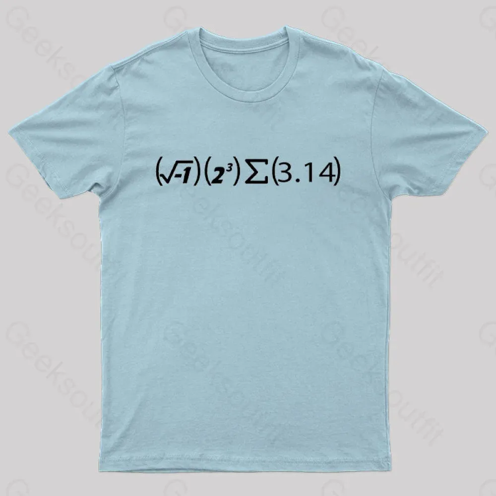 Math Pi Formula Nerd T-Shirt - Image 7
