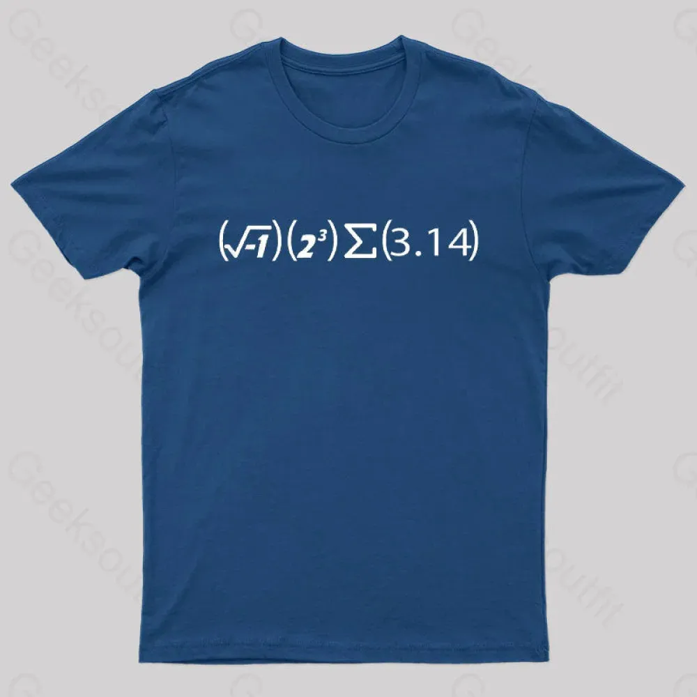 Math Pi Formula Nerd T-Shirt - Image 3