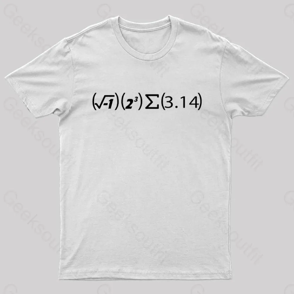 Math Pi Formula Nerd T-Shirt - Image 8