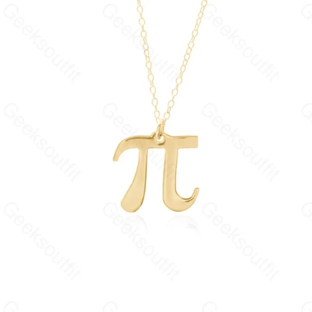 Math Pi Necklace