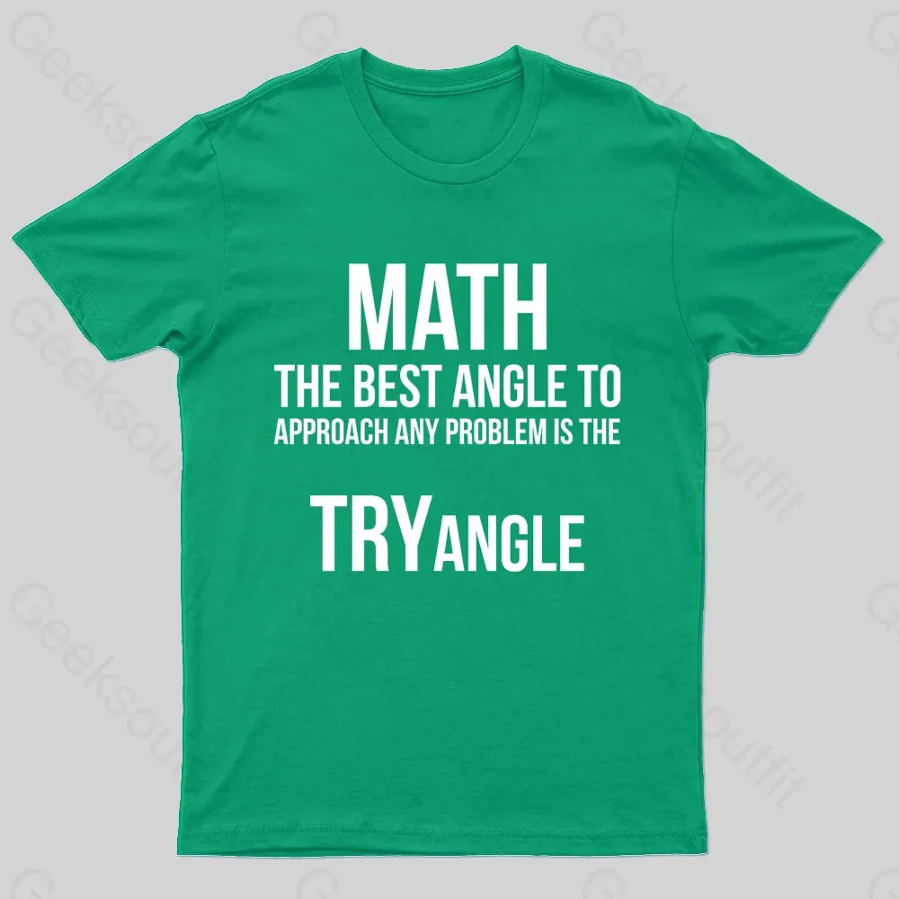 Math Tryangle Nerd T-Shirt - Image 4