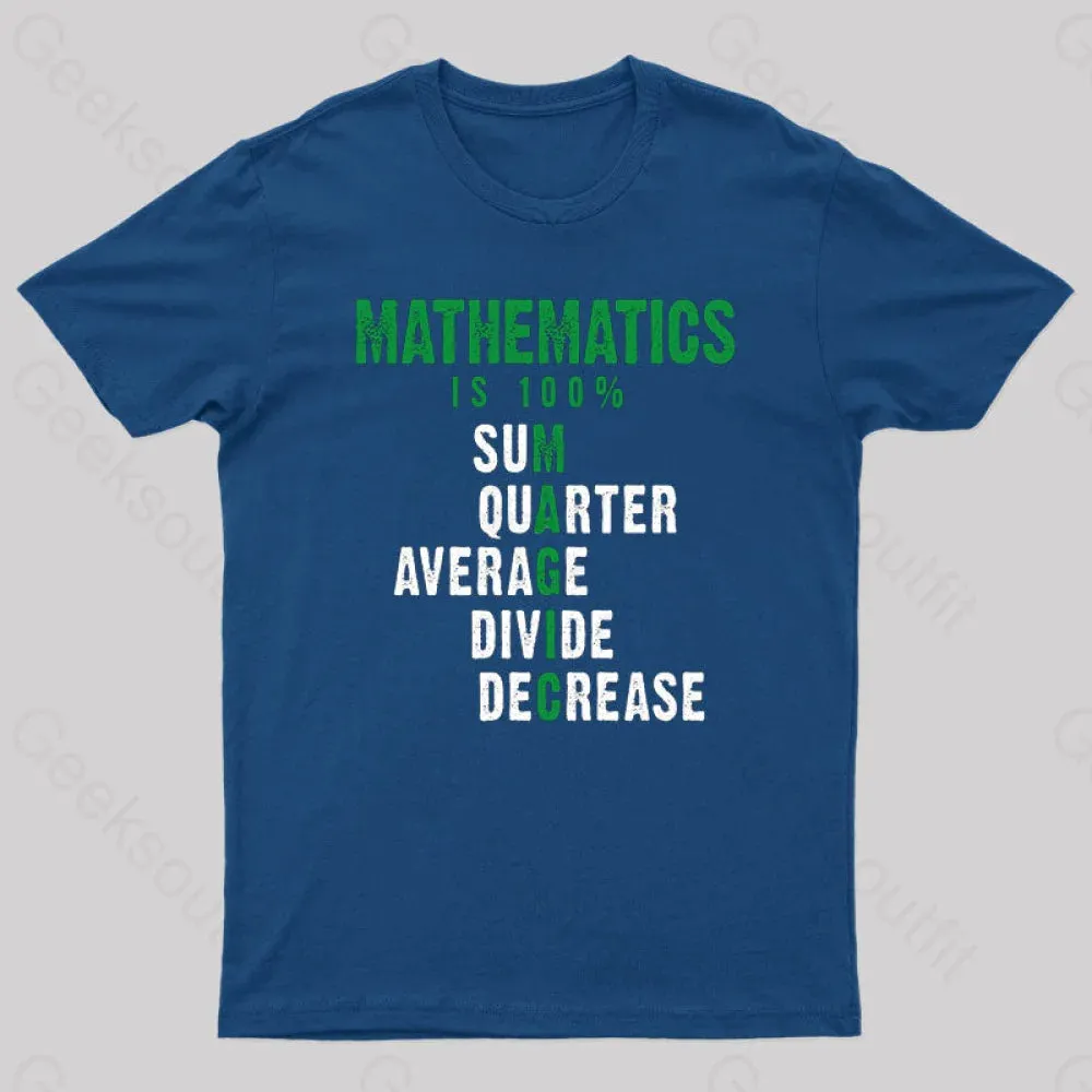 Mathematics is 100% Magic , Statistic, Calculus Nerd T-Shirt - Image 2