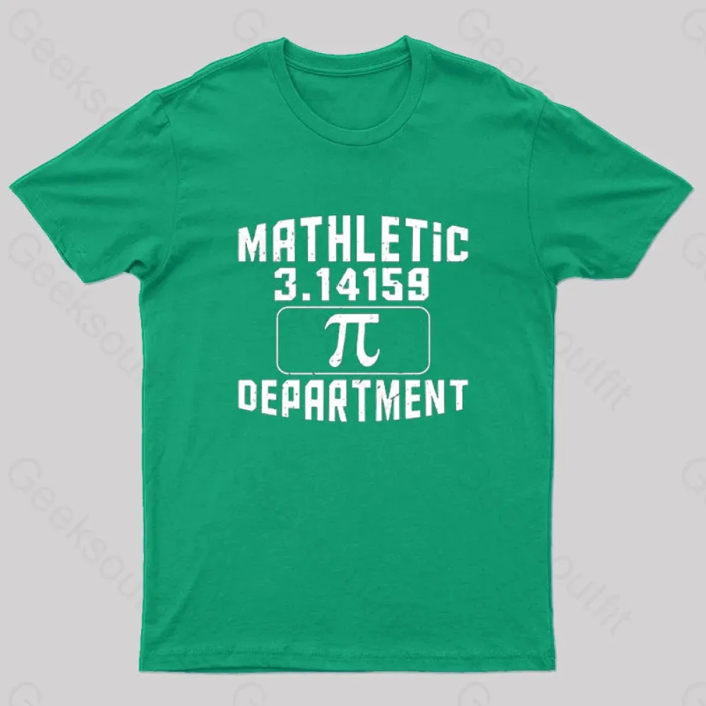 Mathletic Department Pi Day Nerd T-Shirt - Image 5