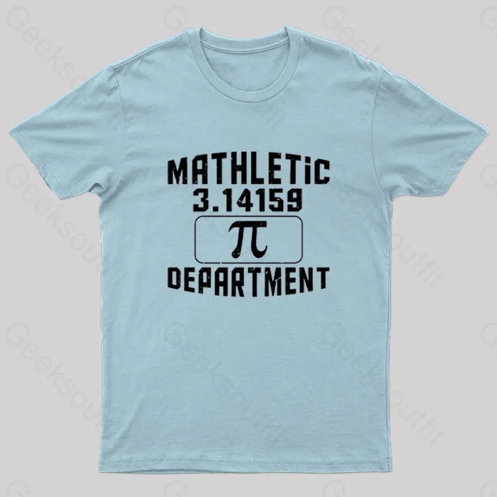 Mathletic Department Pi Day Nerd T-Shirt - Image 6
