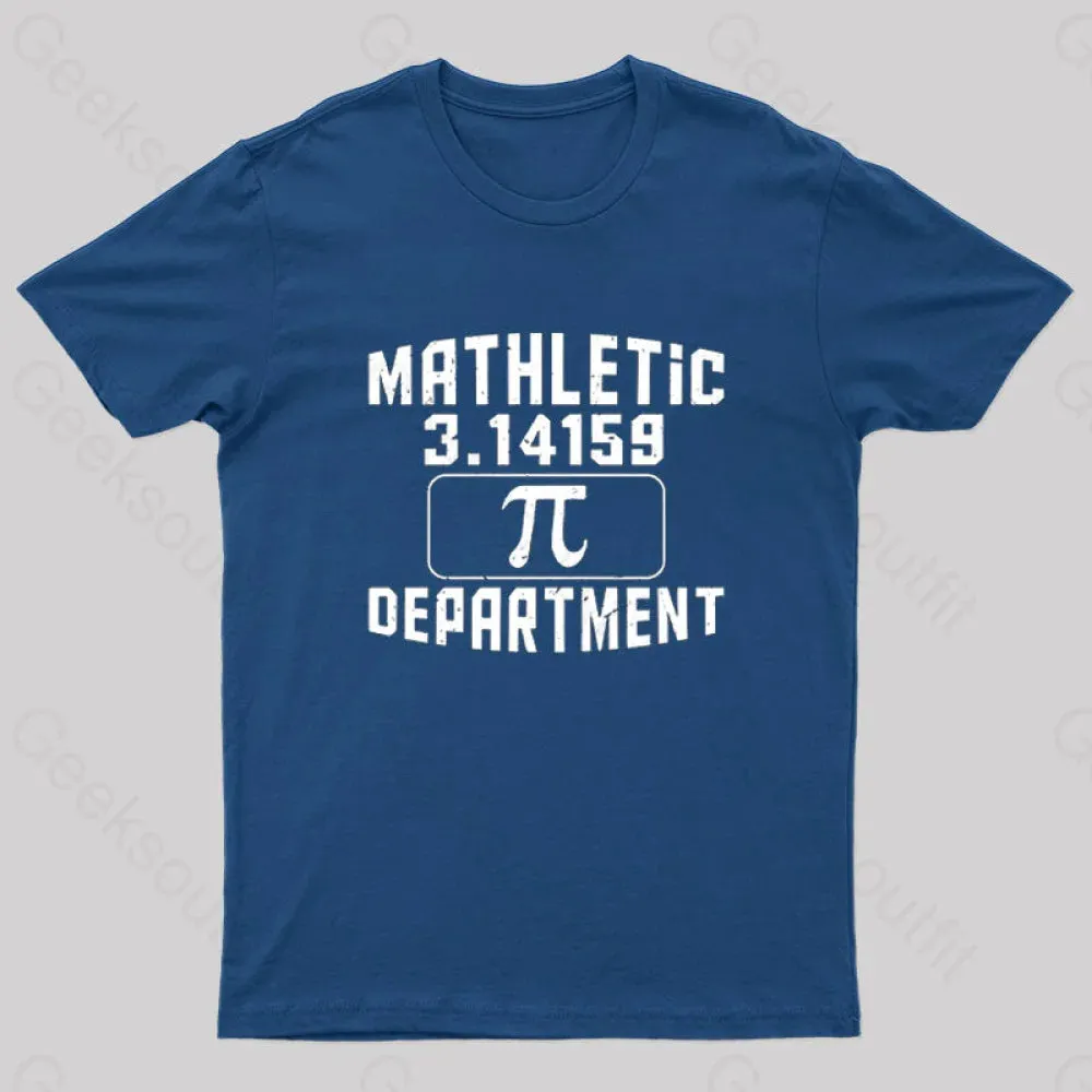 Mathletic Department Pi Day Nerd T-Shirt