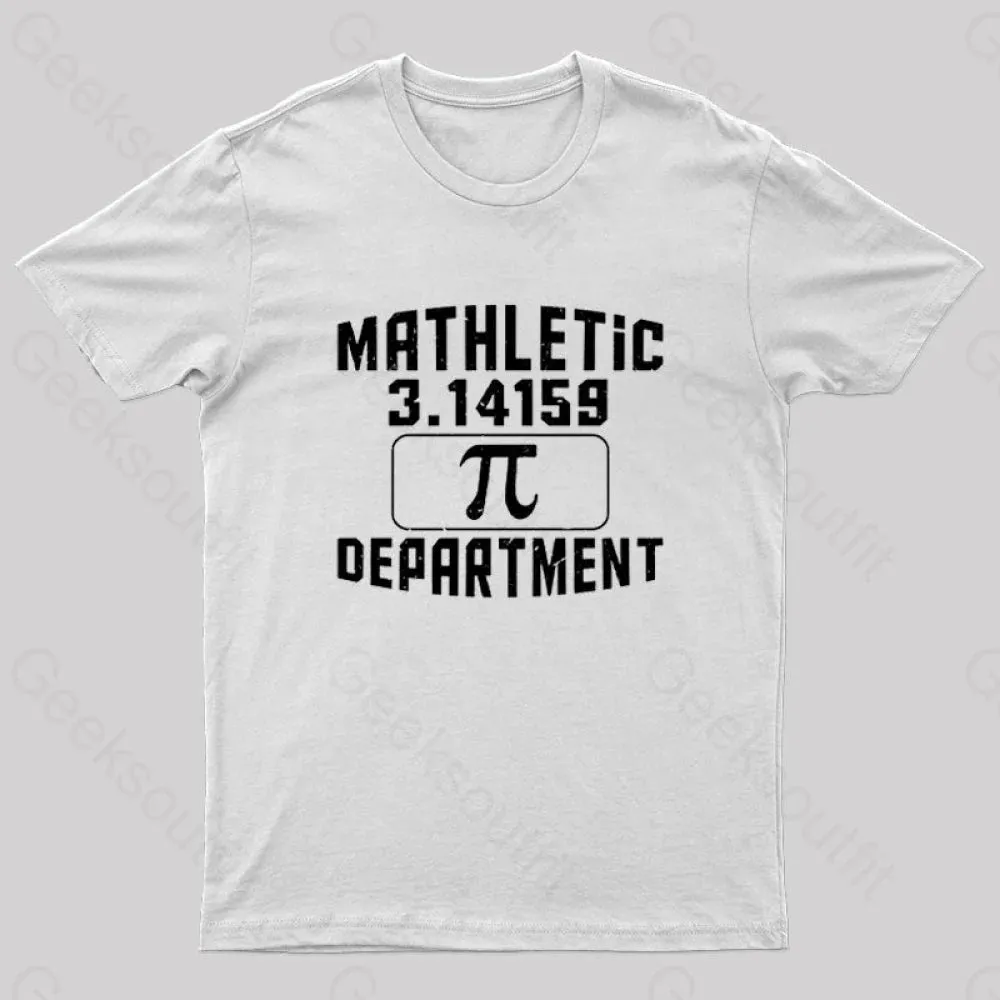 Mathletic Department Pi Day Nerd T-Shirt - Image 8