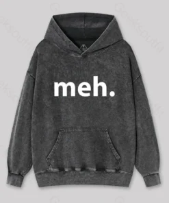 Alternative view of Meh Washed Hoodie