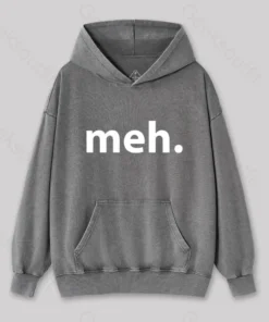 Meh Washed Hoodie